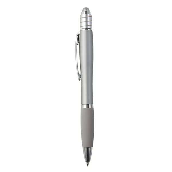 Velvet touch spin top stylus pen plus 1 color silkscreen imprint... from ASI 37218 Athena Promo (tm)