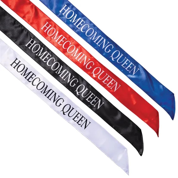 Customizable sashes made of premium-grade satin.... from ASI 90859 Tempo Industries Inc / Tempo Tempoline Ribbon Badge Line