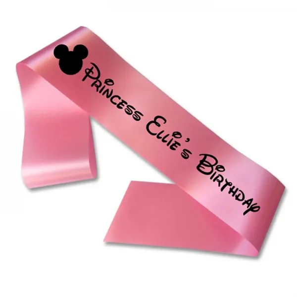 Customizable sashes made of premium-grade satin.... from ASI 90859 Tempo Industries Inc / Tempo Tempoline Ribbon Badge Line