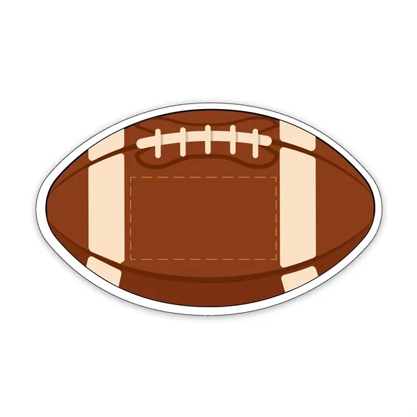 35 mil football shaped magnet that's made in the USA and... from ASI 54040 Fey Promo / Magna-Tel by Fey
