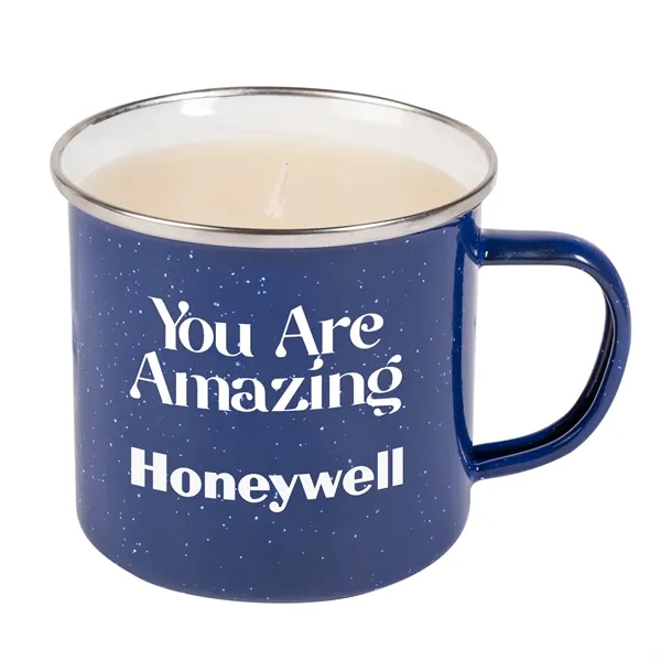 Enamel Camping Mug Candle available in Amazing Scents packaged in a... from ASI 44900 NC Custom (CI/Lanco) / Lanco