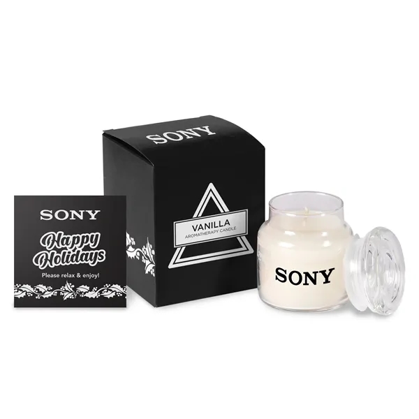 Soft touch gift box with candle... from ASI 44900 NC Custom (CI/Lanco) / Lanco