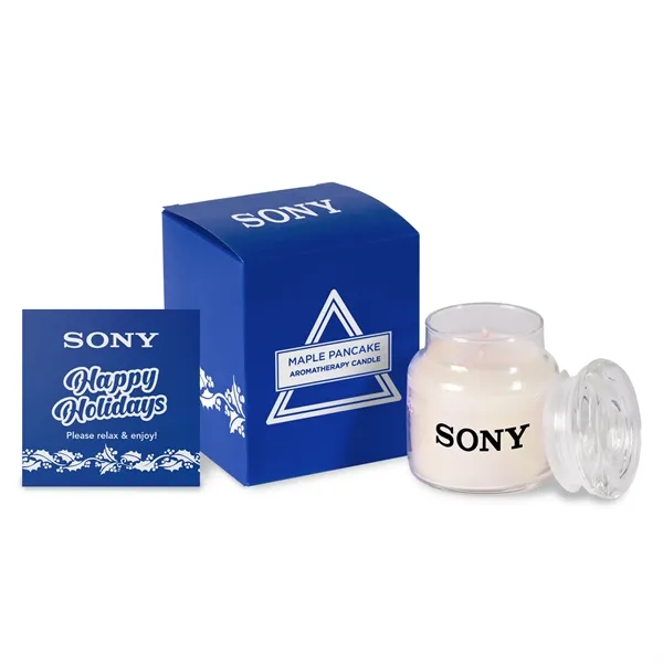 Soft touch gift box with candle... from ASI 44900 NC Custom (CI/Lanco) / Lanco