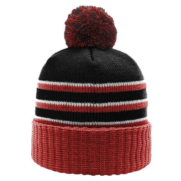 Richardson cuffed beanies with Pom.... from ASI 74601 Calico