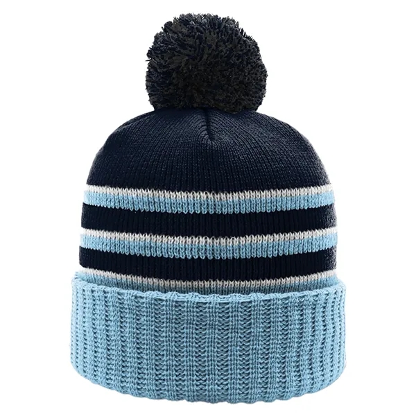 Richardson cuffed beanies with Pom.... from ASI 74601 Calico