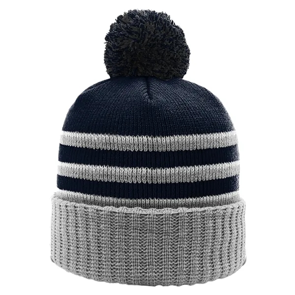 Richardson cuffed beanies with Pom.... from ASI 74601 Calico