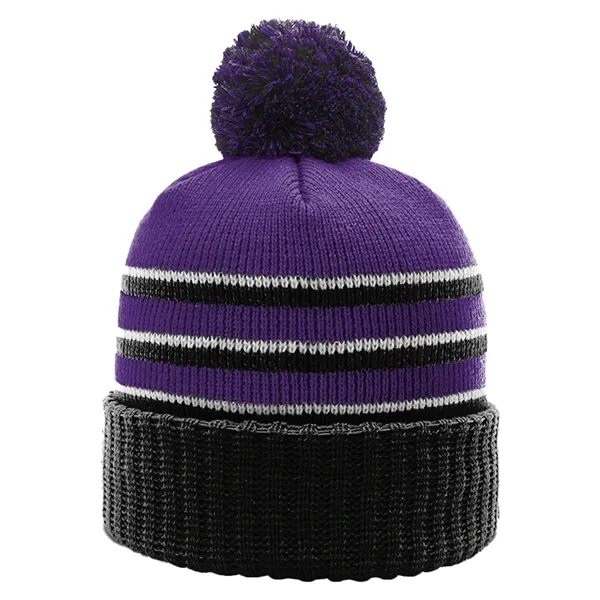 Richardson cuffed beanies with Pom.... from ASI 74601 Calico