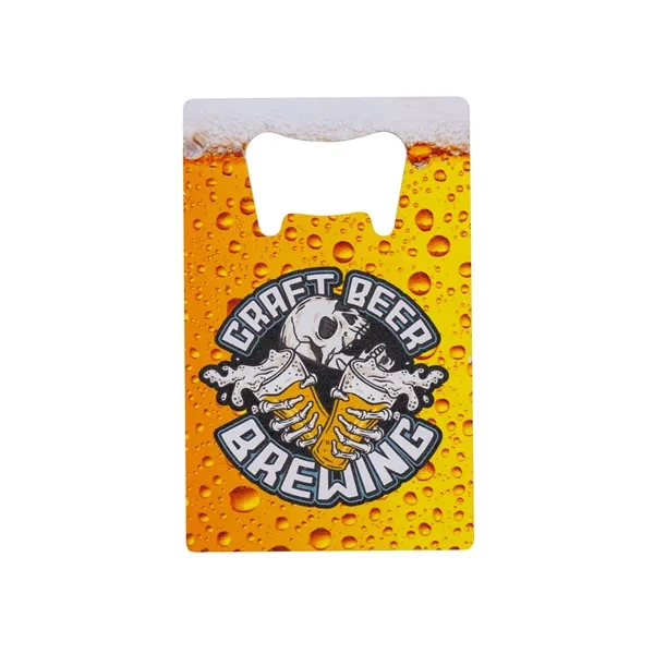 2.125" x 3.375" stainless steel card-shaped bottle opener.... from ASI 52263 EMT