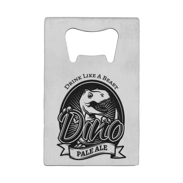 2.125" x 3.375" stainless steel card-shaped bottle opener.... from ASI 52263 EMT