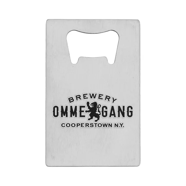 2.125" x 3.375" stainless steel card-shaped bottle opener.... from ASI 52263 EMT
