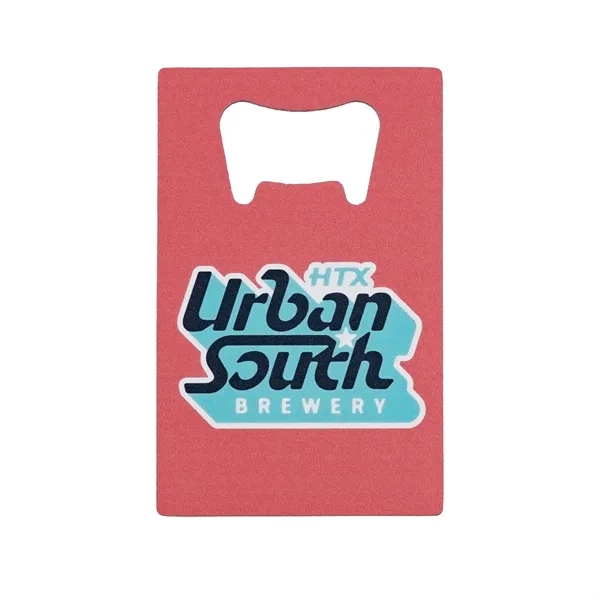 2.125" x 3.375" stainless steel card-shaped bottle opener.... from ASI 52263 EMT