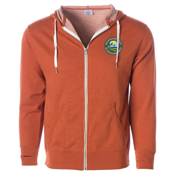 Unisex Heather French Terry Zip Hooded Sweatshirt... from ASI 30208 A P Specialties / AP Specialties