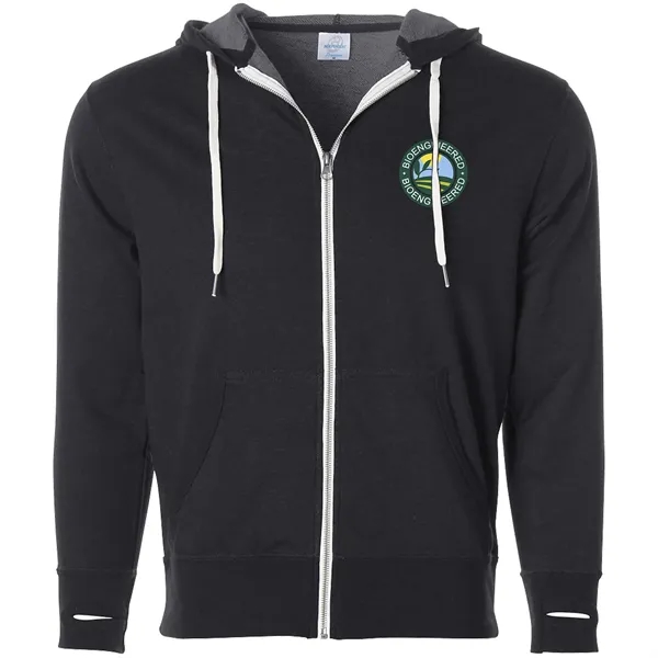 Unisex Heather French Terry Zip Hooded Sweatshirt... from ASI 30208 A P Specialties / AP Specialties