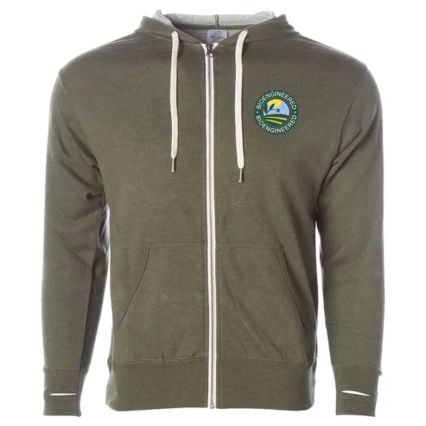 Unisex Heather French Terry Zip Hooded Sweatshirt... from ASI 30208 A P Specialties / AP Specialties