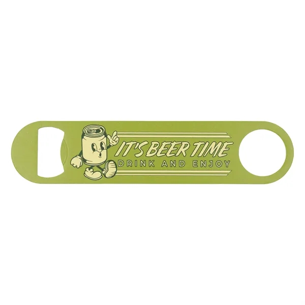 7" x 1.625" stainless steel paddle style bottle opener.... from ASI 52263 EMT
