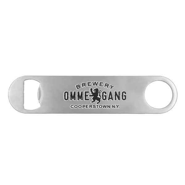 7" x 1.625" stainless steel paddle style bottle opener.... from ASI 52263 EMT