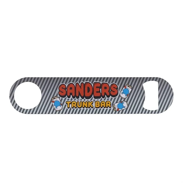 7" x 1.625" stainless steel paddle style bottle opener.... from ASI 52263 EMT