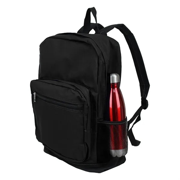 12.5" x 18" polyester classic backpack with four pockets, loop handle... from ASI 37980 Bagworld
