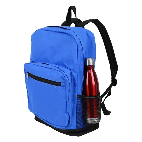 12.5" x 18" polyester classic backpack with four pockets, loop handle... from ASI 37980 Bagworld