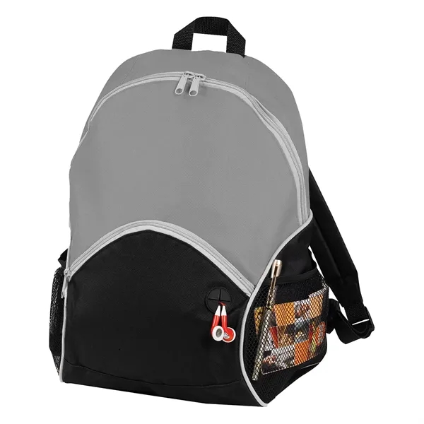 12.5" x 16.5" x 7.5" backpack with zip closure, earbud cord... from ASI 37980 Bagworld