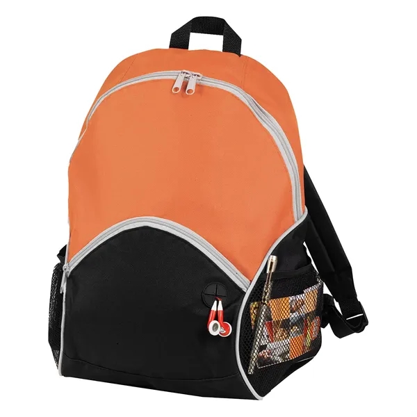 12.5" x 16.5" x 7.5" backpack with zip closure, earbud cord... from ASI 37980 Bagworld