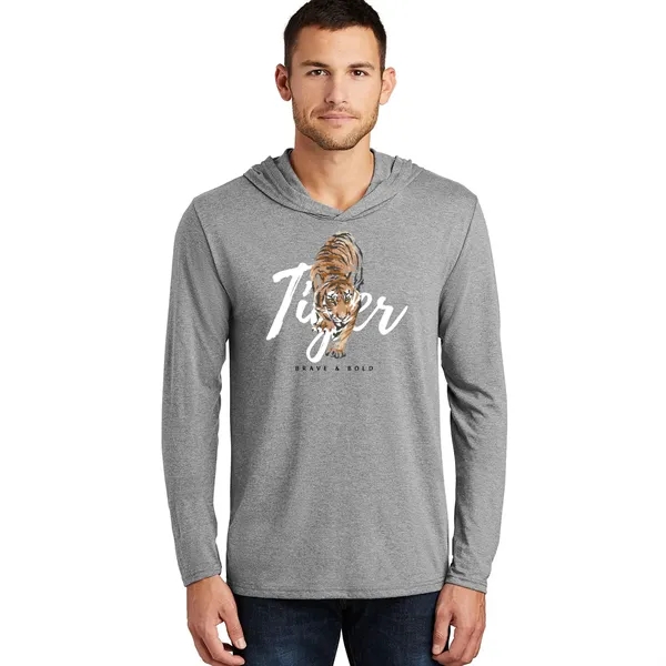 DISTRICT PERFECT TRI LONG SLEEVE HOODIE... from ASI 30208 A P Specialties / AP Specialties