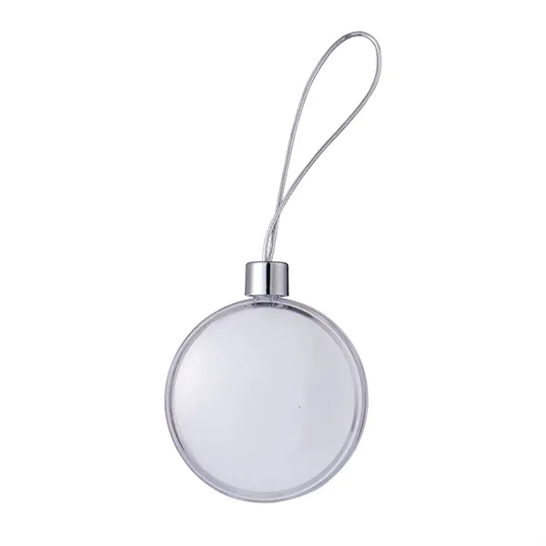 3" Clear Round Full Color Aluminum Sheet Ornament with white box... from ASI 41511 Brainchild USA Inc