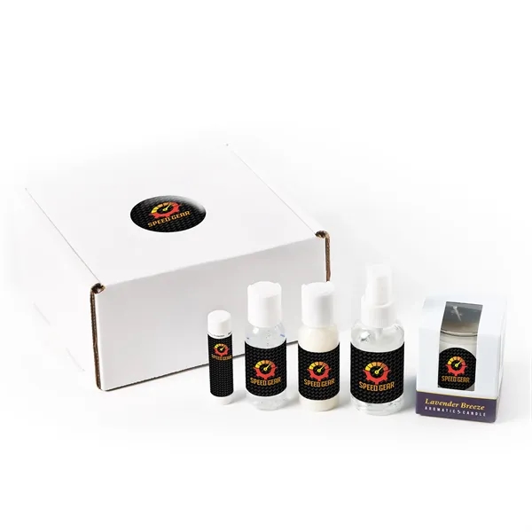 Includes natural beeswax lip moisturizer, moisturizing sanitizer, fabric spray, lotion, &... from ASI 61966 HPG / Mixie