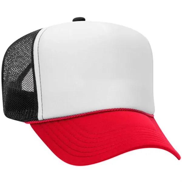 OTTO 5 PANEL HIGH CROWN MESH BACK TRUCKER HAT... from ASI 30208 A P Specialties / AP Specialties