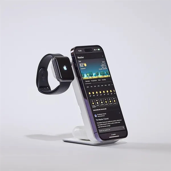 A 10,000 mAh, 3-in-1 wireless charger, charging station, and phone stand... from ASI 91435 Tomax USA