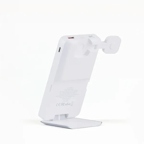 A 10,000 mAh, 3-in-1 wireless charger, charging station, and phone stand... from ASI 91435 Tomax USA