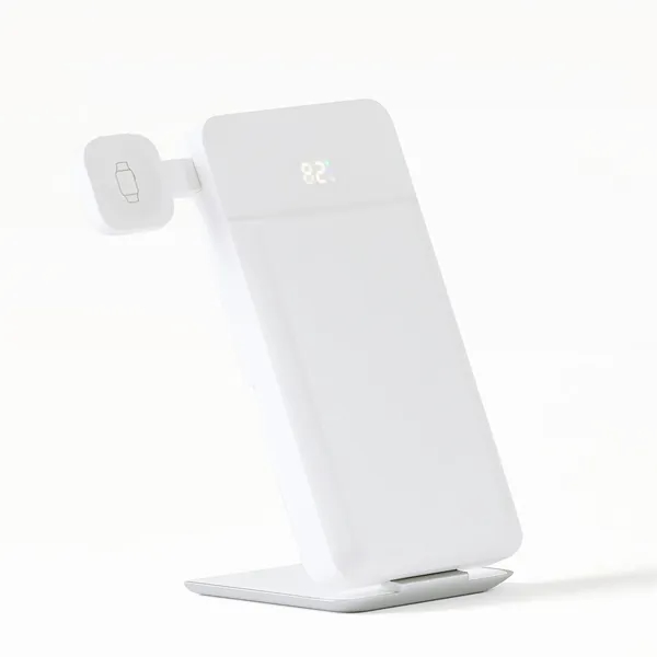 A 10,000 mAh, 3-in-1 wireless charger, charging station, and phone stand... from ASI 91435 Tomax USA