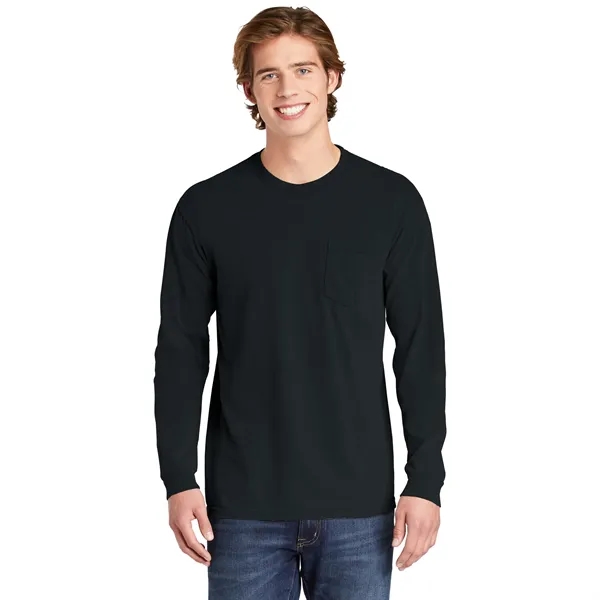 COMFORT COLORS ADULT 6.1 OZ LONG-SLEEVE POCKET T-SHIRT... from ASI 30208 A P Specialties / AP Specialties