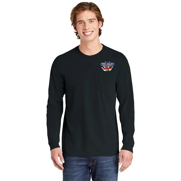 COMFORT COLORS ADULT 6.1 OZ LONG-SLEEVE POCKET T-SHIRT... from ASI 30208 A P Specialties / AP Specialties