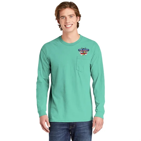COMFORT COLORS ADULT 6.1 OZ LONG-SLEEVE POCKET T-SHIRT... from ASI 30208 A P Specialties / AP Specialties