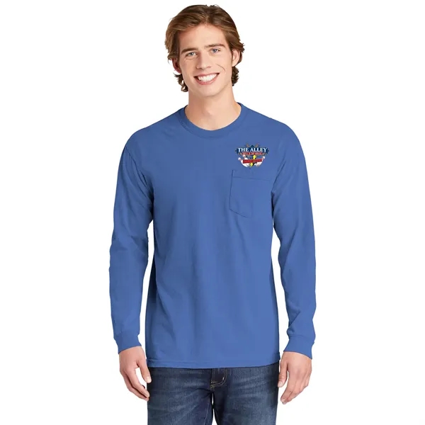 COMFORT COLORS ADULT 6.1 OZ LONG-SLEEVE POCKET T-SHIRT... from ASI 30208 A P Specialties / AP Specialties