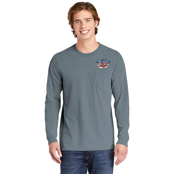 COMFORT COLORS ADULT 6.1 OZ LONG-SLEEVE POCKET T-SHIRT... from ASI 30208 A P Specialties / AP Specialties