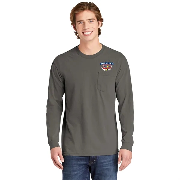 COMFORT COLORS ADULT 6.1 OZ LONG-SLEEVE POCKET T-SHIRT... from ASI 30208 A P Specialties / AP Specialties