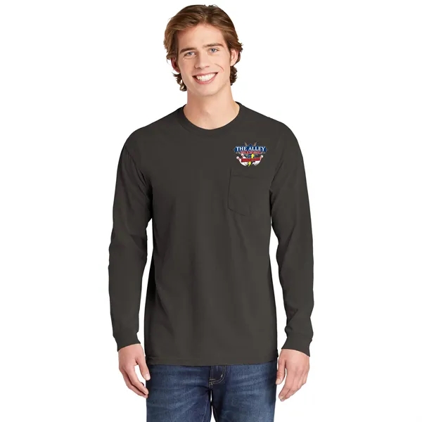 COMFORT COLORS ADULT 6.1 OZ LONG-SLEEVE POCKET T-SHIRT... from ASI 30208 A P Specialties / AP Specialties