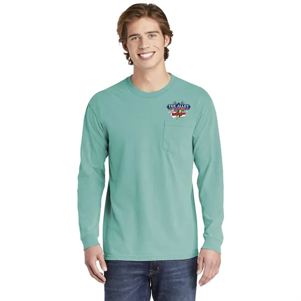 COMFORT COLORS ADULT 6.1 OZ LONG-SLEEVE POCKET T-SHIRT... from ASI 30208 A P Specialties / AP Specialties