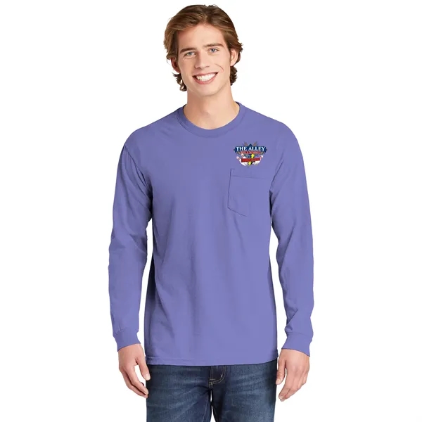 COMFORT COLORS ADULT 6.1 OZ LONG-SLEEVE POCKET T-SHIRT... from ASI 30208 A P Specialties / AP Specialties