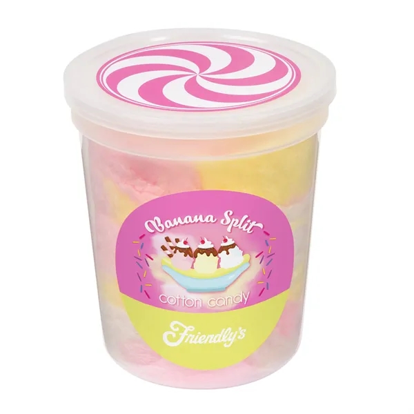Cotton Candy Tub with Custom Label... from ASI 44900 NC Custom (CI/Lanco) / Chocolate Inn