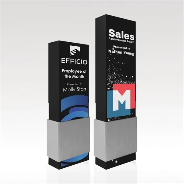 Shine bright with attractive, energetic and engaging accents! Style your award... from ASI 93986 Visions/Awardcraft