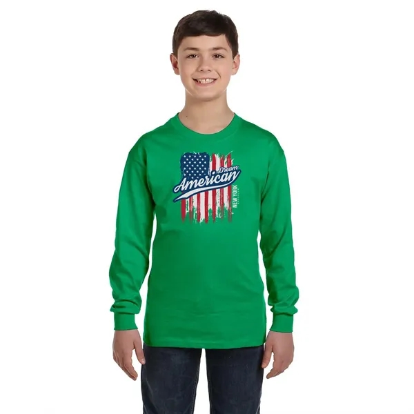 Gildan Heavy Cotton Youth Long Sleeve T-Shirt... from ASI 30208 A P Specialties / AP Specialties
