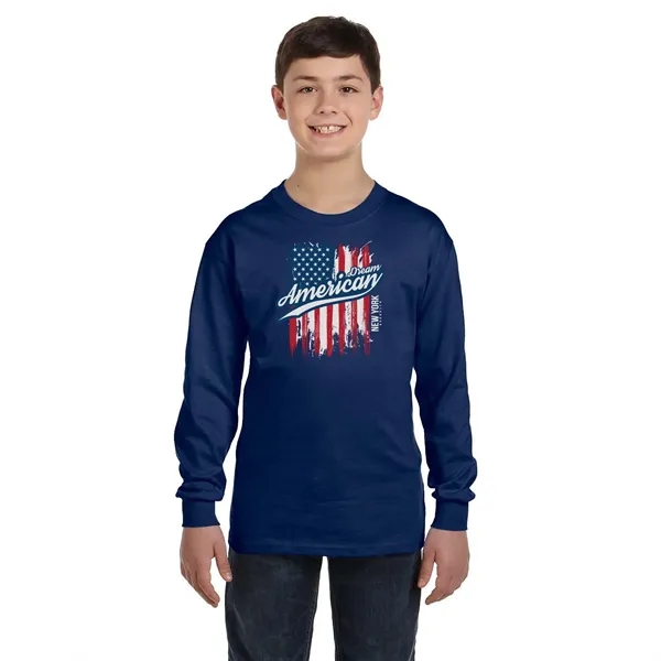 Gildan Heavy Cotton Youth Long Sleeve T-Shirt... from ASI 30208 A P Specialties / AP Specialties