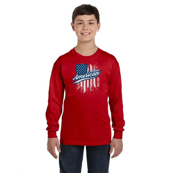 Gildan Heavy Cotton Youth Long Sleeve T-Shirt... from ASI 30208 A P Specialties / AP Specialties