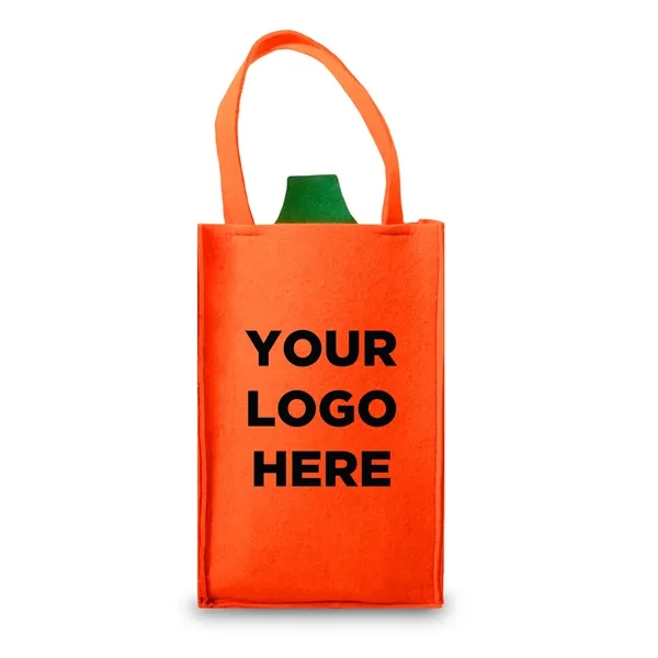 Pumpkin trick-or-treat bag with LED lights.... from ASI 42016 Brighter Promotions Inc