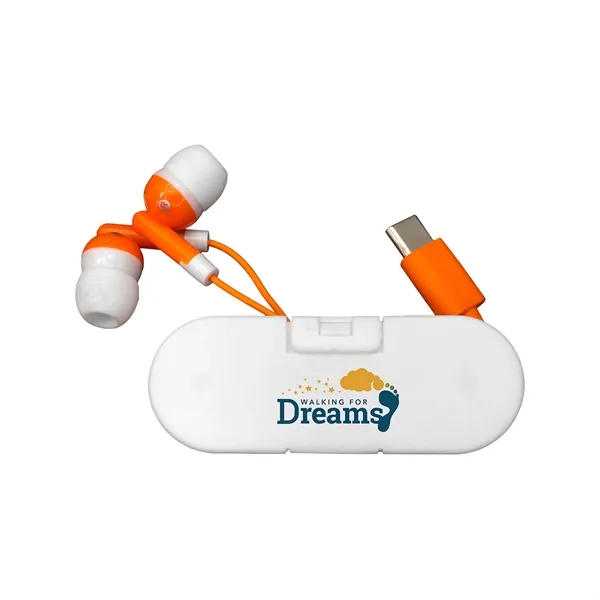 Type C Ear Bud Wrap Phone Stand... from ASI 30208 A P Specialties / AP Specialties