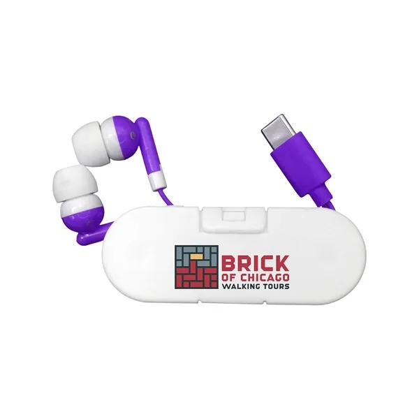 Type C Ear Bud Wrap Phone Stand... from ASI 30208 A P Specialties / AP Specialties