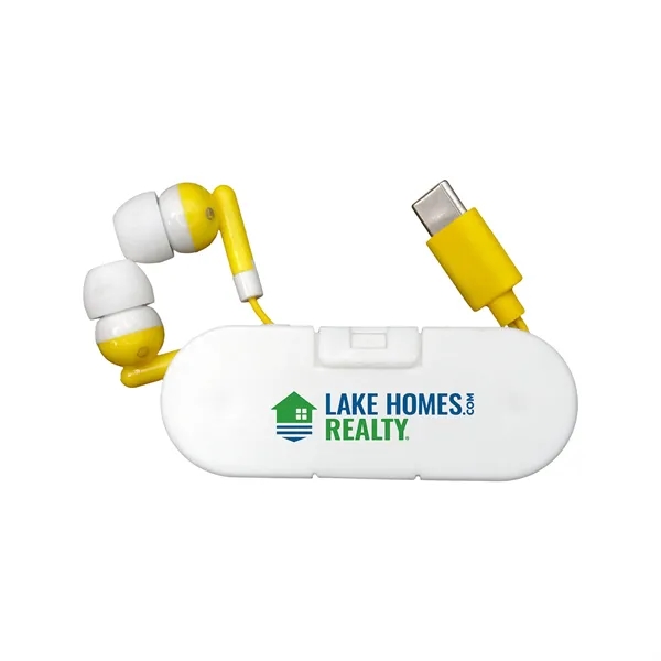 Type C Ear Bud Wrap Phone Stand... from ASI 30208 A P Specialties / AP Specialties